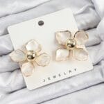 BlossomVintage Küpe - kırık beyaz